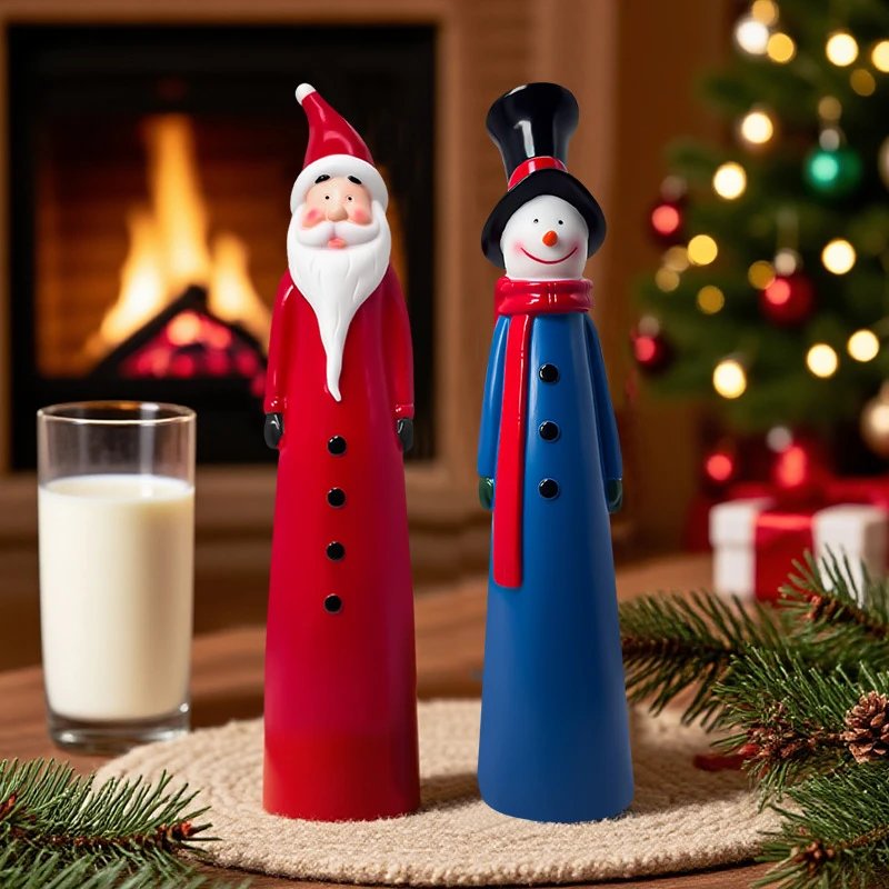 Santa Claus Festive Atmosphere Decorative Ornament Gifts Santa Creative Vinyl Ornament Christmas Snowman | Christmas Decor