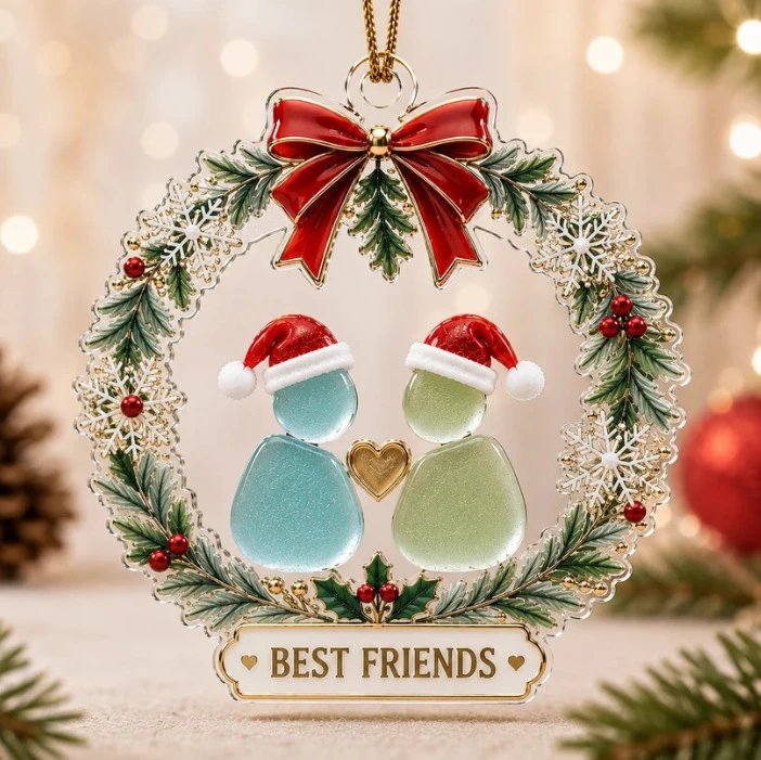 Best Friends Christmas Wreath Good Friends Christmas Wreath Decor S | Christmas Decor
