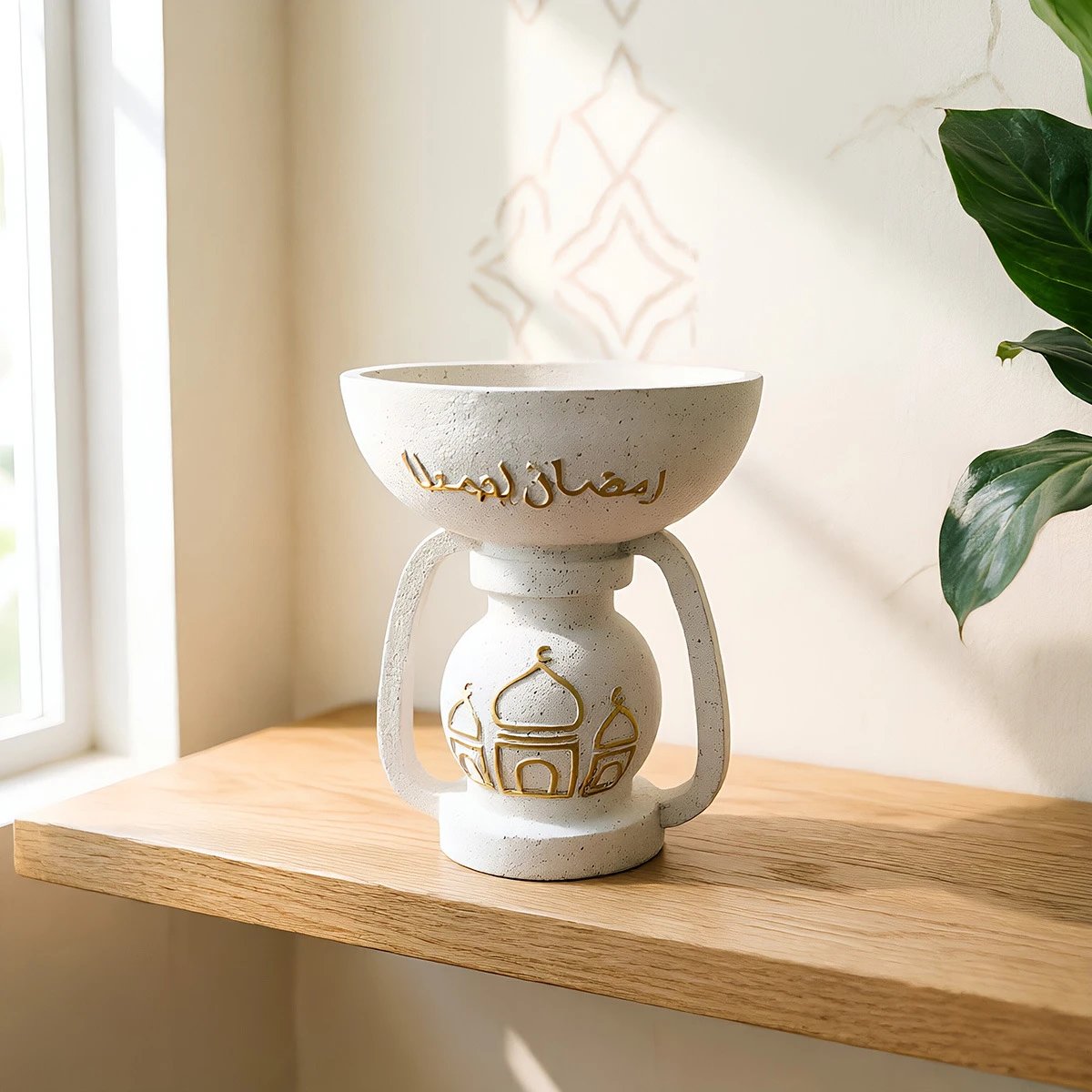 Exotic Embossed Storage Pot Ornament Middle Eastern Retro Decorative Jars Home Desktop Sundry Storage | Storage Organizer