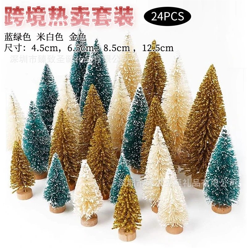 Small Christmas Tree Pvc Pine Needle Tree Desktop Mini Christmas Tree Supermarket Christmas Decor Can Be Customized